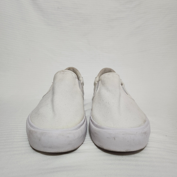 Size 10.5 - Adidas Court Rallye Slip On Triple White Skateboard - Picture 2 of 5